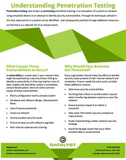 UnderstandingPenetrationTesting ADatalystSecurityTip